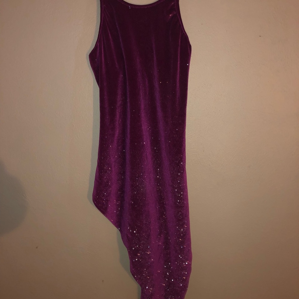 Purple dance dress